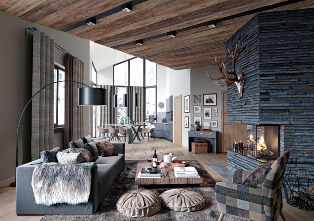 Awkward living room layout with a fireplace ideas