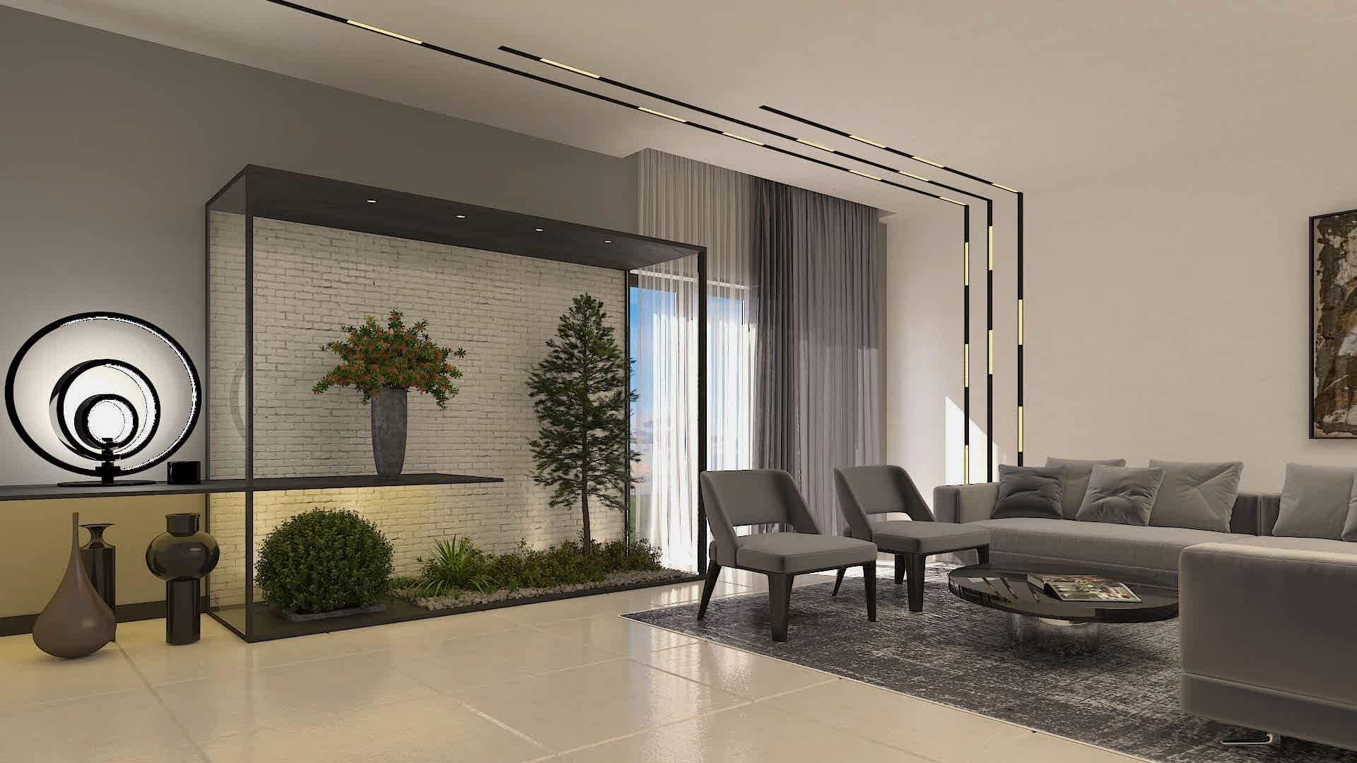 Modern Living Room With Biophilic Vibes