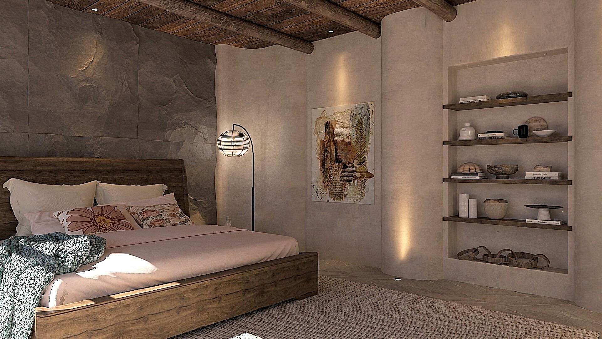 A Restful Wabi-Sabi Bedroom
