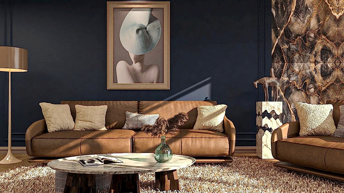 Sofa vs. couch in a Homilo living room design