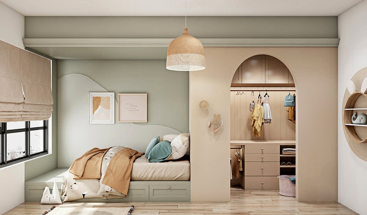 Wall Paint Ideas for Children’s Rooms: Little Girl’s Kingdom
