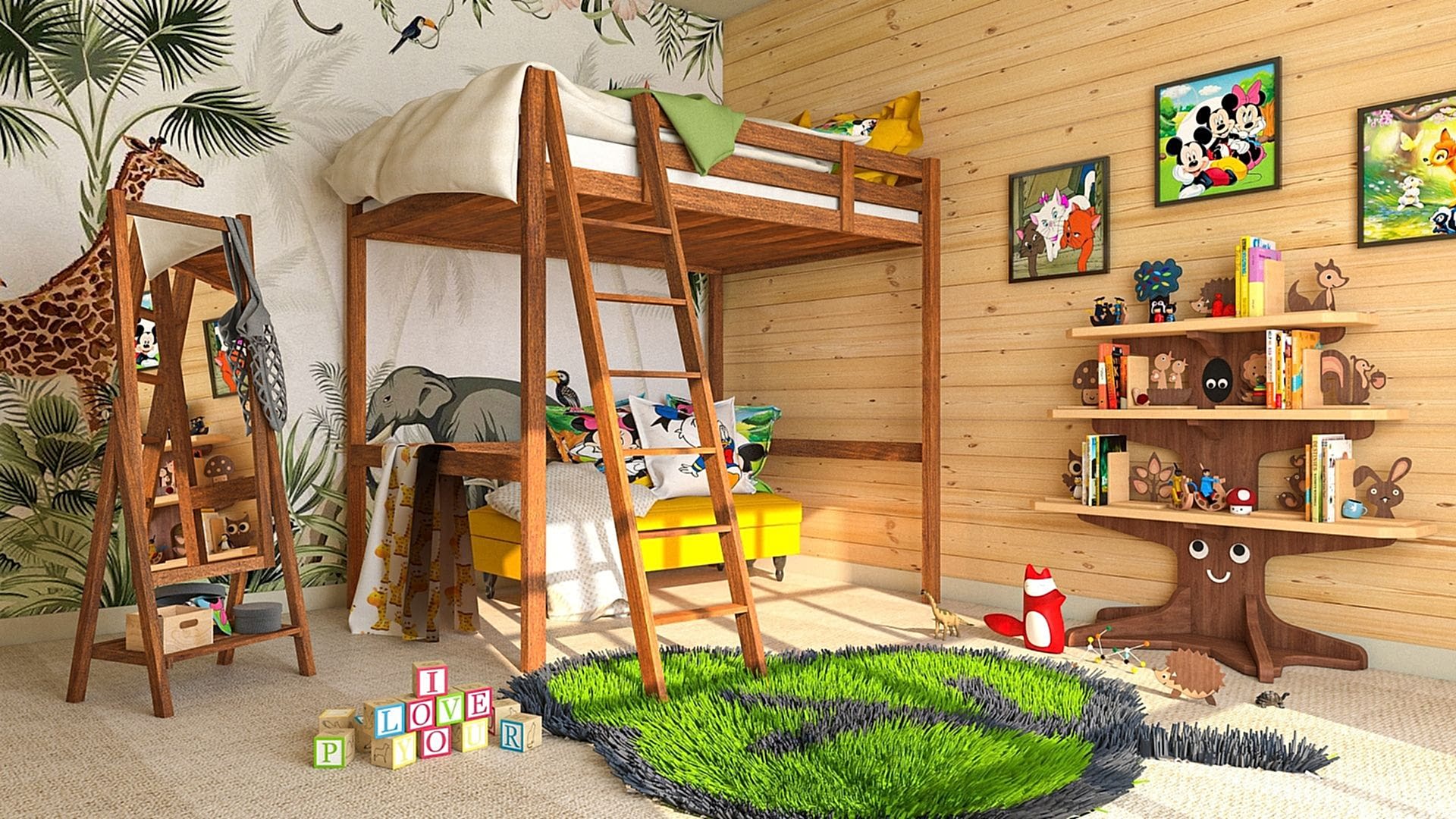 Disney-Themed Kids Room