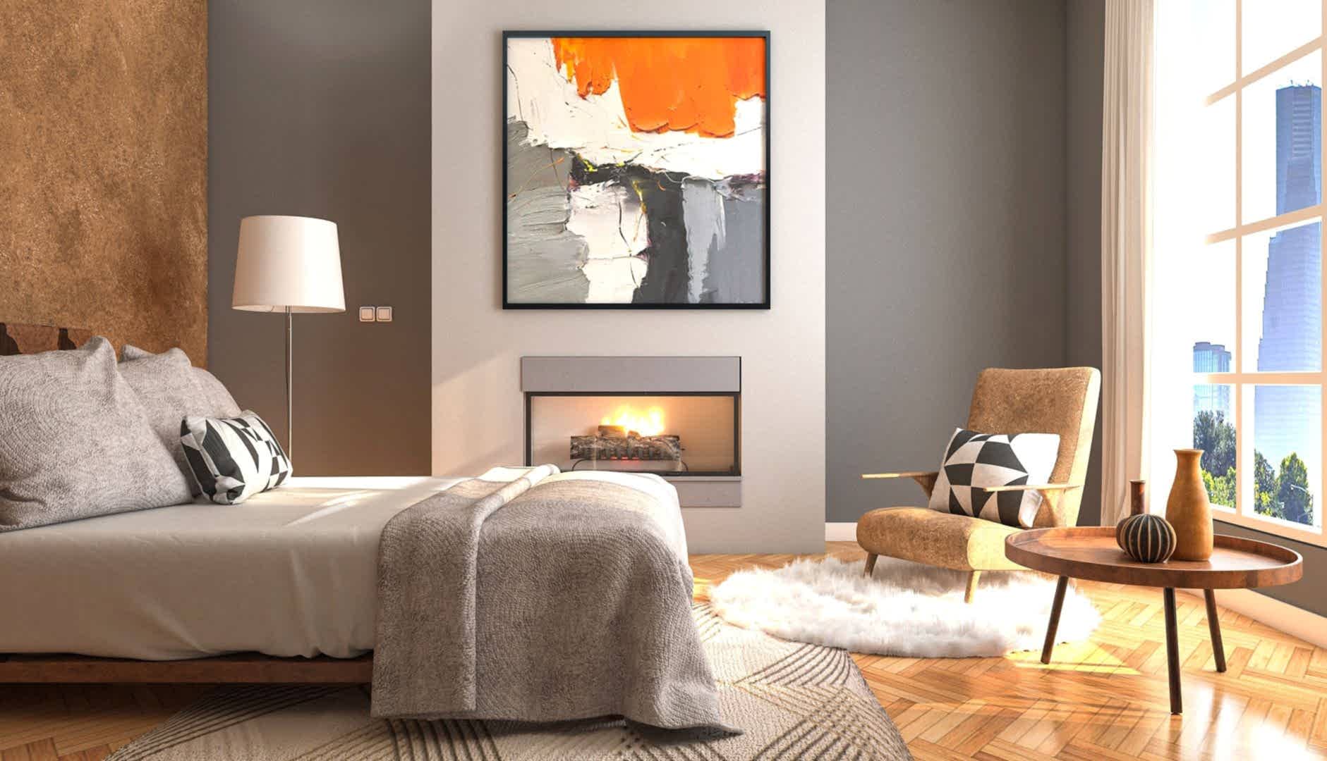 Scandinavian Meets Mid-Century Modern Bedroom