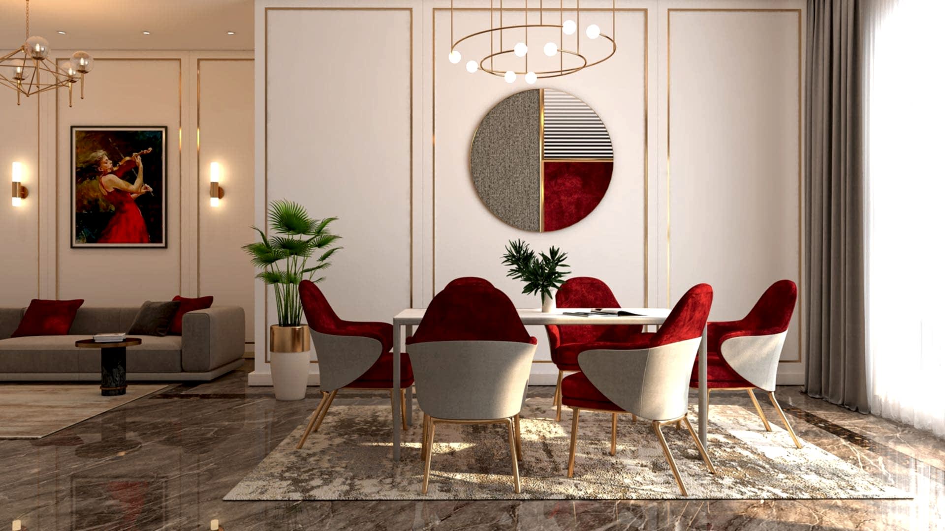 Art Deco Dining Room With a Twist