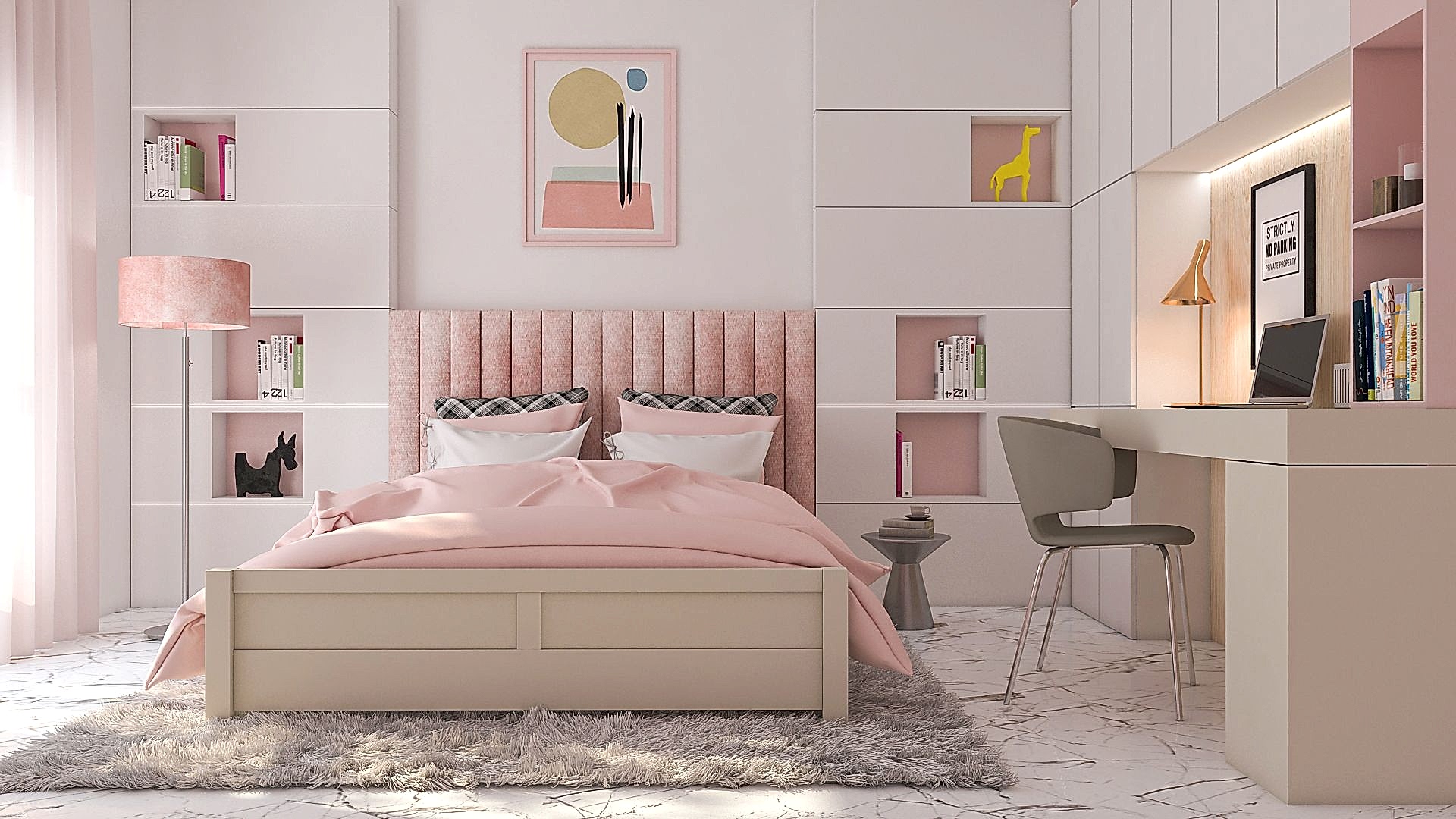 Contemporary Scandinavian Girl’s Room