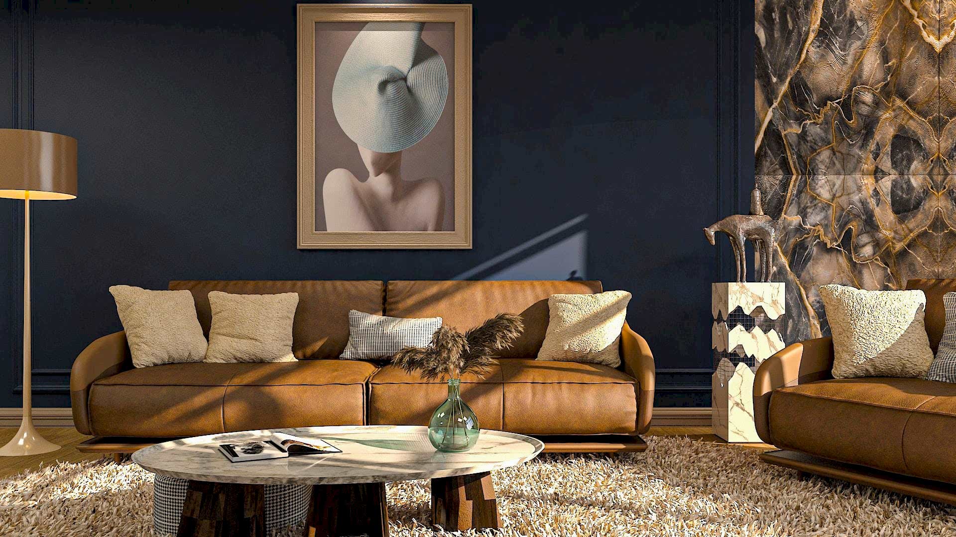Modern Living Room With Personality