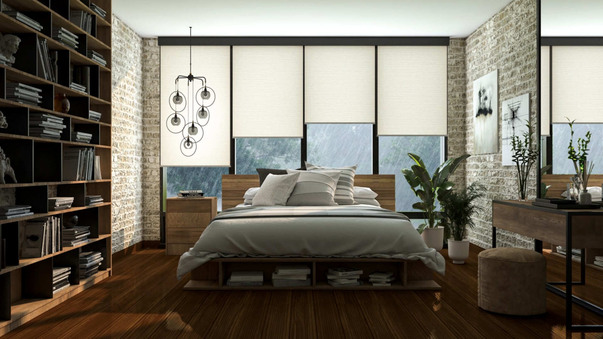 Urban Rustic City Bedroom
