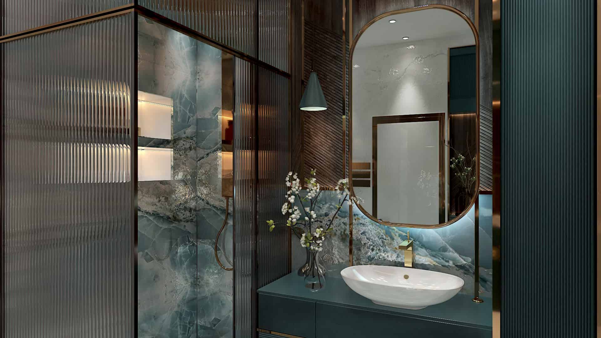 Luxurious Marble Bathroom
