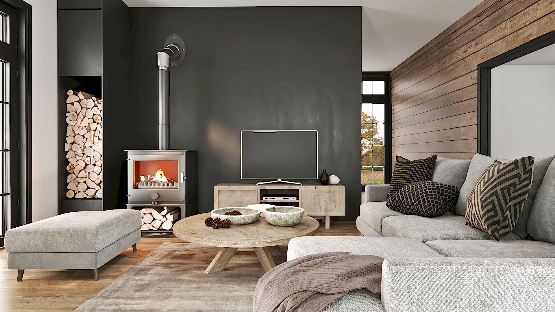 Soulful Shadows in Farmhouse Home