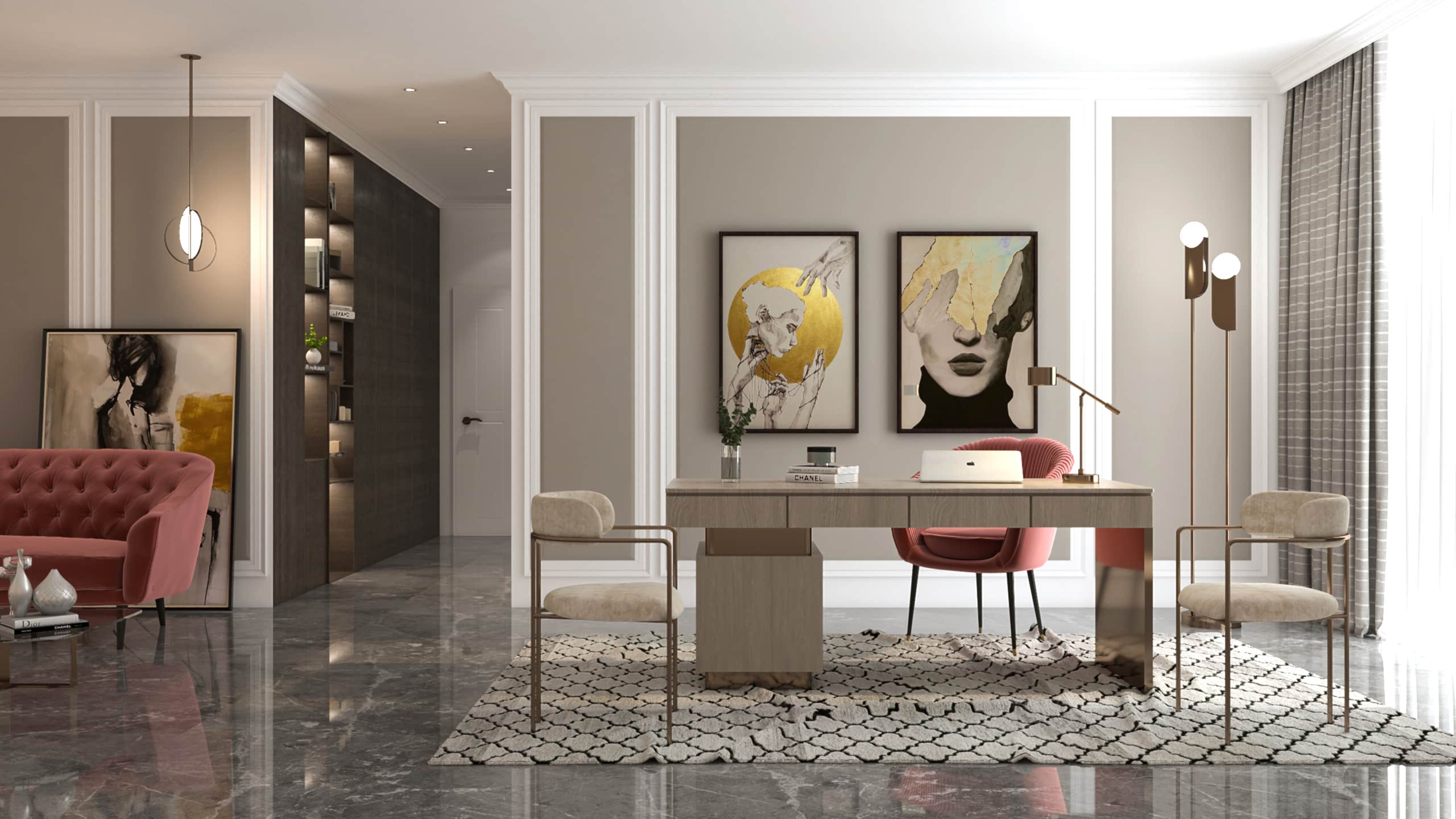 The Best of Both Worlds: Timeless Home Office