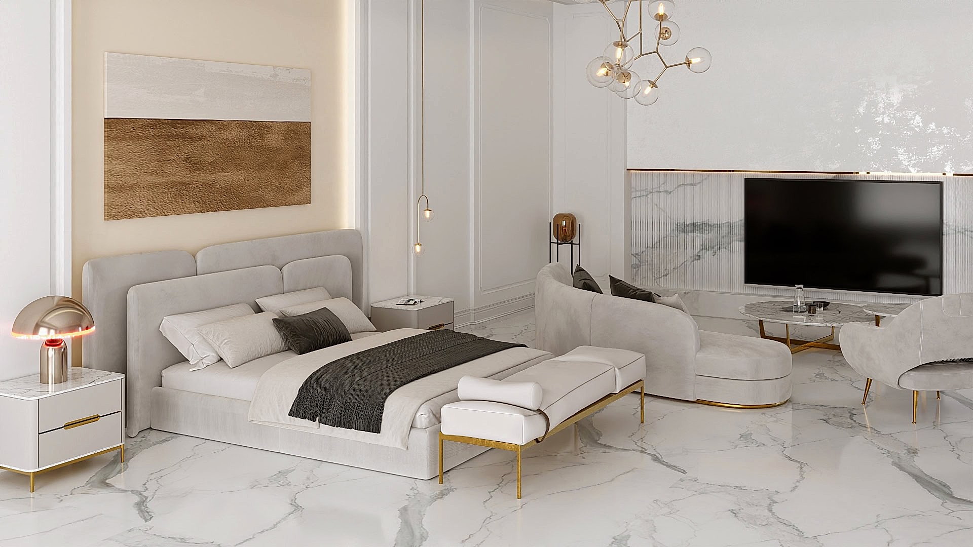 Natural Comfort: A Bedroom Sanctuary with Organic Materials