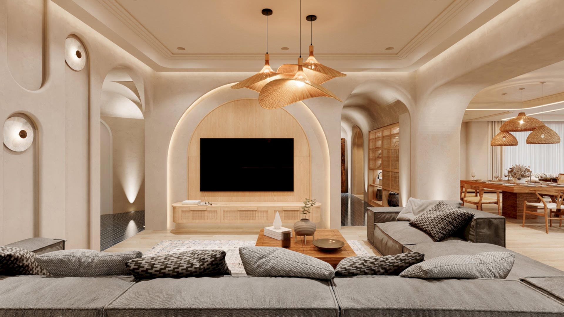 Boho Retreat A Relaxing Living Room with Global Accents