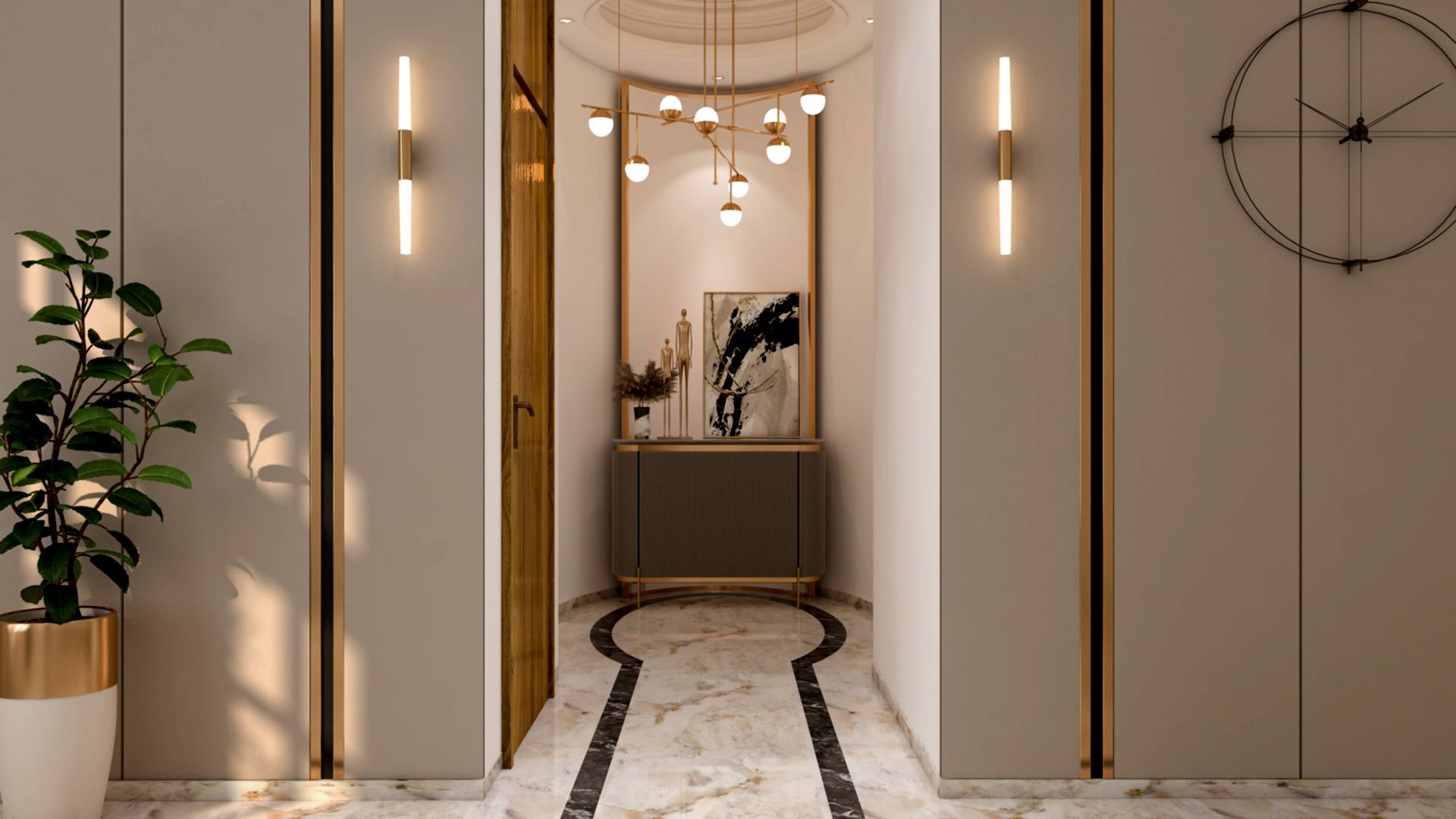 Modern Elegant Entryway